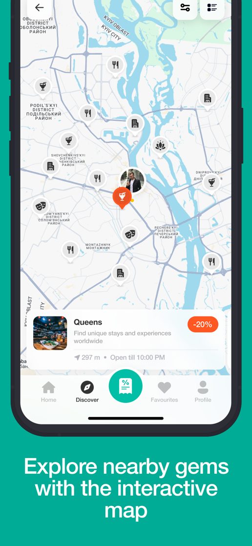 Screenshot der Tourist-App 3